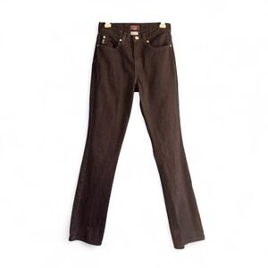Vintage 90s Guess Jeans Women's Size 26 Denim Black Cotton Mid Rise‎ Grunge